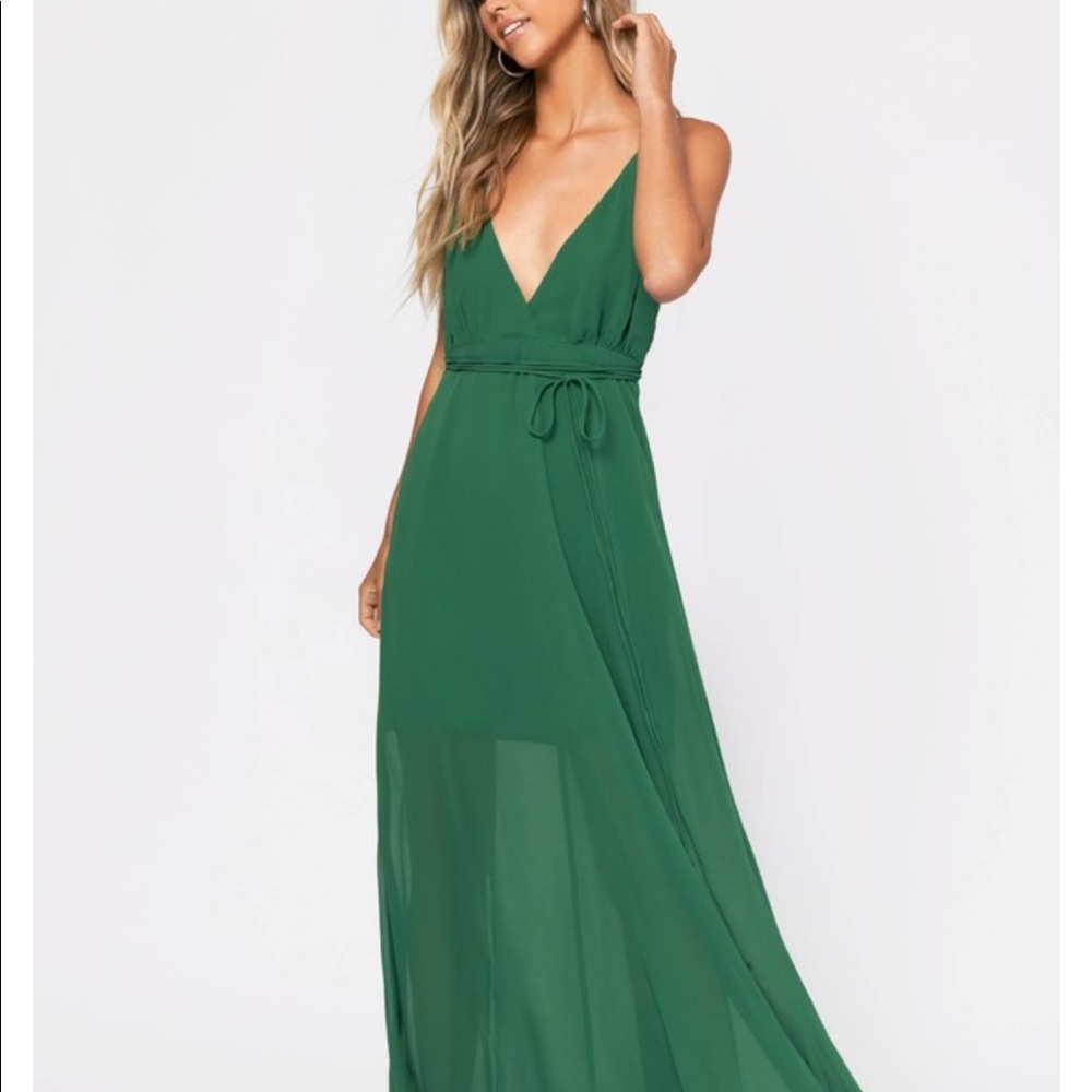 Open Back Maxi Dress